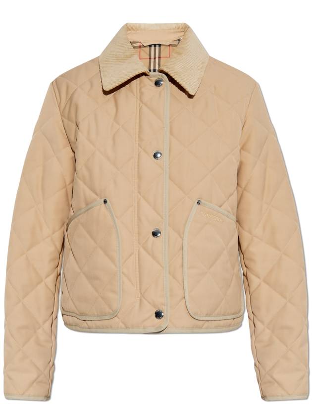 Quilted Classic Collar Jacket Beige - BURBERRY - BALAAN 2