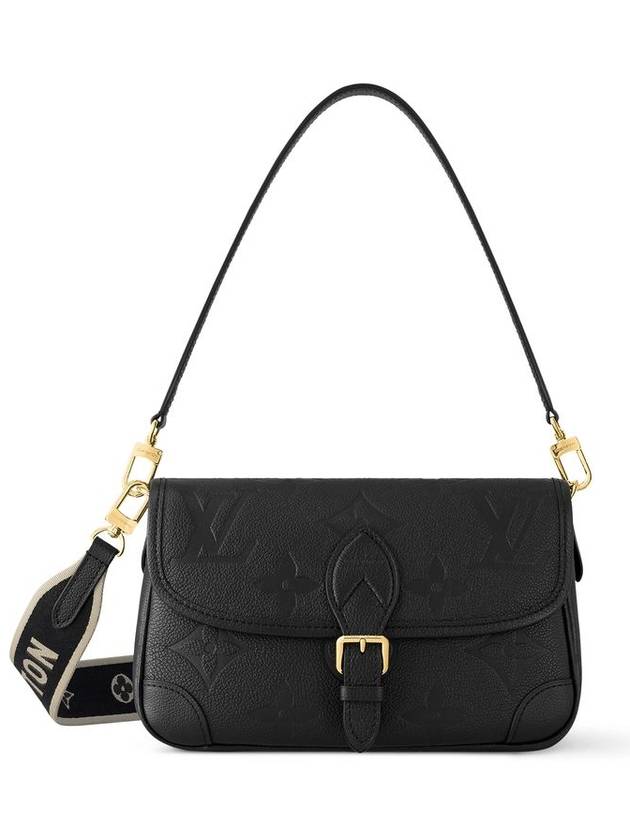 Diane Monogram Leather Shoulder Bag Black - LOUIS VUITTON - BALAAN 2