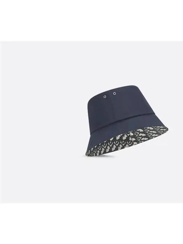 Reversible Teddy D Small Brim Bucket Hat Blue - DIOR - BALAAN 2