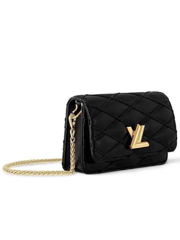 Wallet On Chain Go 14 Shoulder Bag Black - LOUIS VUITTON - BALAAN 3