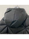 Logo Re-Nylon Down Padded Jacket Black - PRADA - BALAAN 9