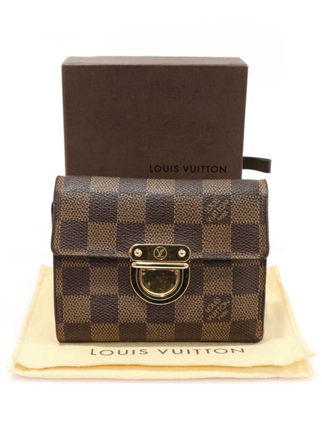 N60005 Damier Eben Canvas Koala Wallet Half - LOUIS VUITTON - BALAAN 2