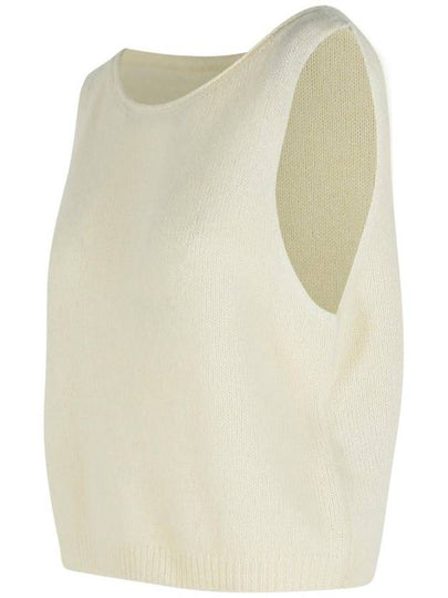 Lisa Yang 'Devine' Cream Silk Blend Vest - LISA YANG - BALAAN 2