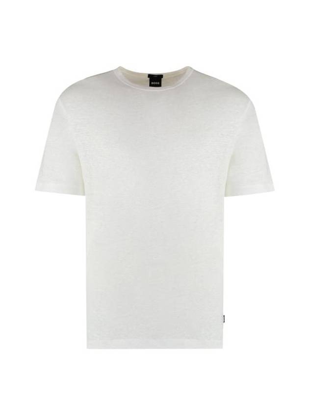 Short Sleeve T-Shirt 50511612 100 White - HUGO BOSS - BALAAN 1