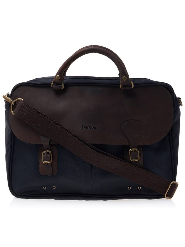 waxed cotton briefcase - BARBOUR - BALAAN 2