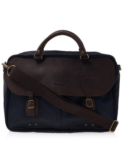 waxed cotton briefcase - BARBOUR - BALAAN 2