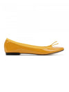 Women's Cendrillon Leather Ballerinas Yellow - REPETTO - 1