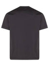 Logo Patch Short Sleeve T-Shirt Black - STONE ISLAND - BALAAN 3