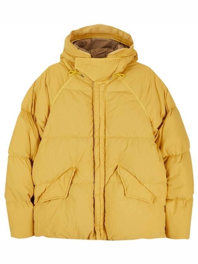 Arctic Hooded Down Short Padding Yellow - TEN C - BALAAN 1