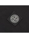 Logo Patch Cotton Short Sleeve T-Shirt Black - STONE ISLAND - BALAAN 5