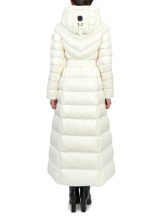 CALINA R CREAM Women's Hooded Long Padded Jumper Coat - MACKAGE - BALAAN 6