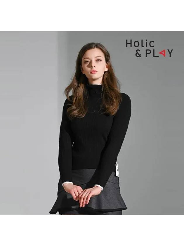 Bone Knit Sweater - HB3WSW001WH - HOLIC&PLAY - BALAAN 5