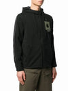 8400900 8099W 999 Black Men’s Hooded Zip-Up - MONCLER - BALAAN 2