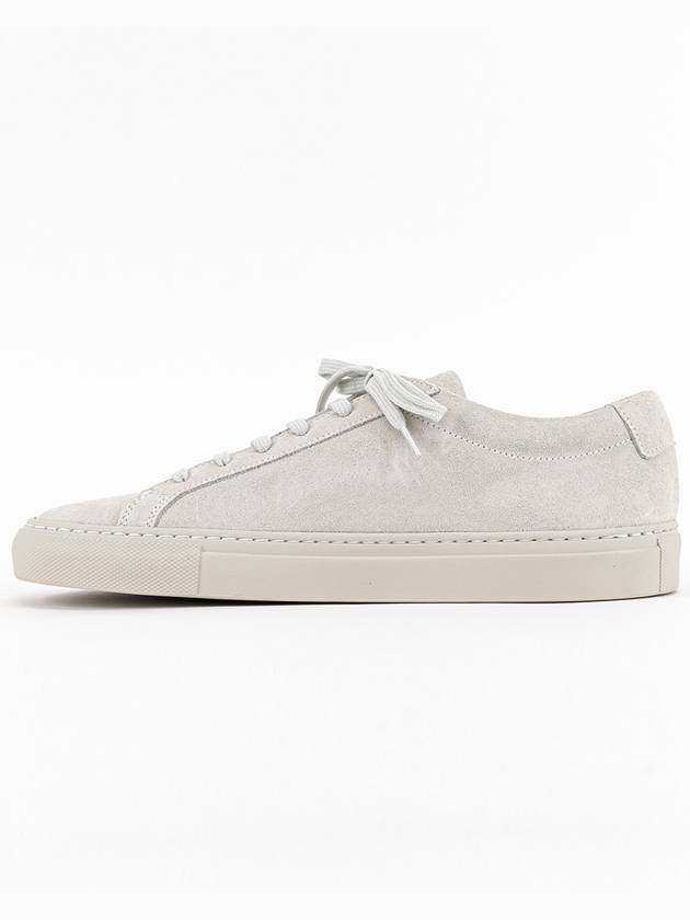 Achilles Suede Low Top Sneakers White - COMMON PROJECTS - BALAAN 5