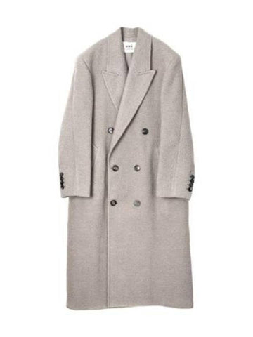 Coat Oversized Double Breasted Long - AMI - BALAAN 1