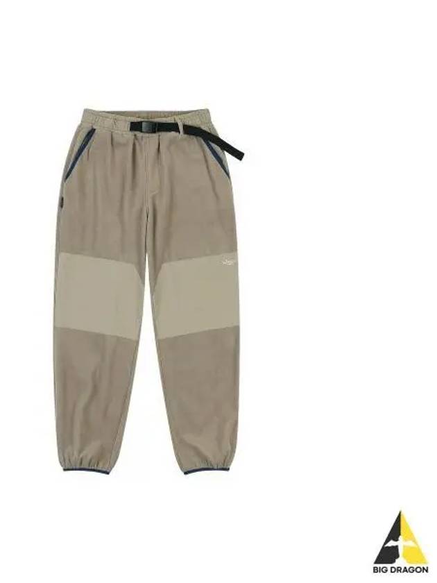 CBR Fleece Pants 7008 Beige - KANGOL - BALAAN 1