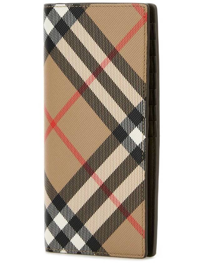 Check Bifold Card Wallet Sand - BURBERRY - BALAAN 3