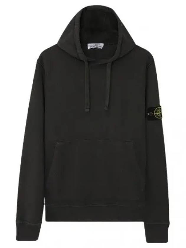 Garment dyeing thermal lining kangaroo pocket hoodie men - STONE ISLAND - BALAAN 1