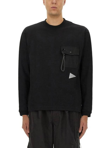 And Wander Sweatshirt With Pocket - AND WANDER - BALAAN 1