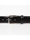 IKALOOK ITALY Simple Leather Black Suit Belt BE106 - IKALOOOK - BALAAN 5