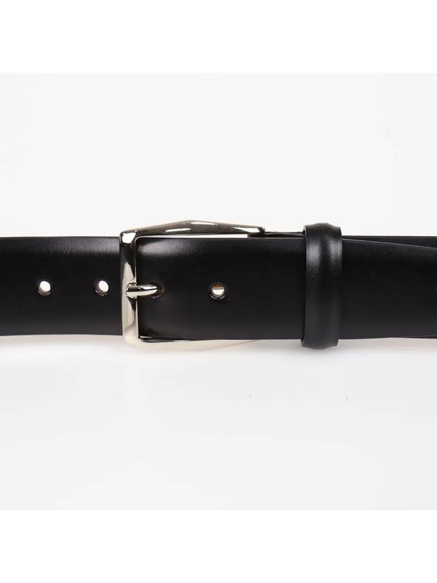 IKALOOK ITALY Simple Leather Black Suit Belt BE106 - IKALOOOK - BALAAN 5