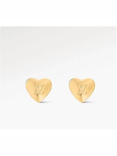 LV Heart Earrings Gold - LOUIS VUITTON - BALAAN 2