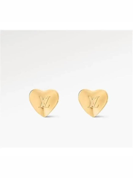 LV Heart Earrings Gold - LOUIS VUITTON - BALAAN 2