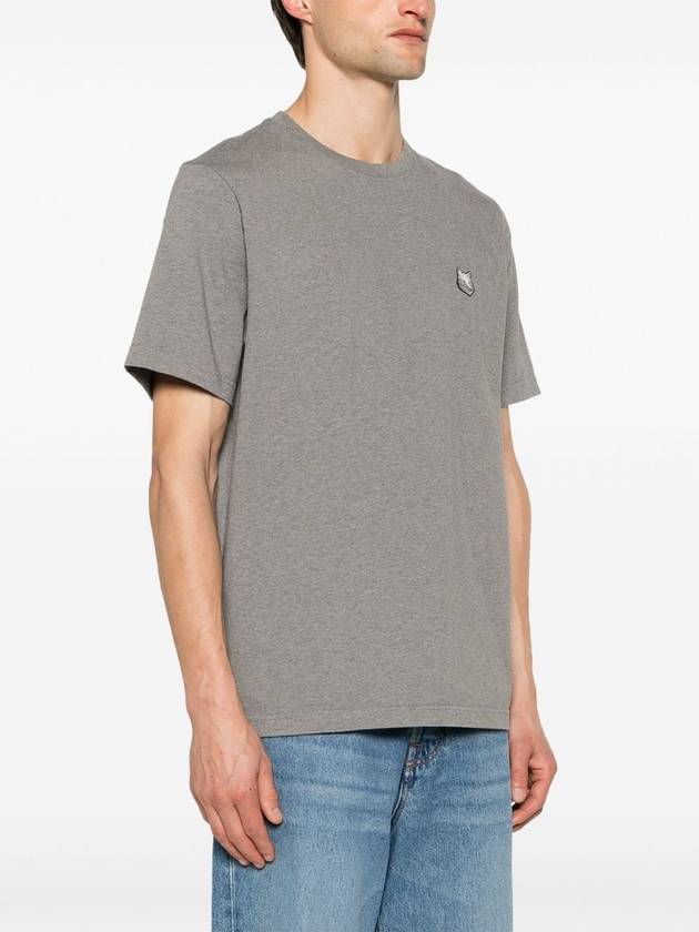 Bold Fox Head Patch Comfort Short Sleeve T-Shirt Grey - MAISON KITSUNE - BALAAN 4