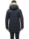 Yves Hooded Fur Padded Parka Navy - NOBIS - BALAAN 4