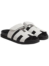 Chypre Calfskin Sandals Blanc - HERMES - BALAAN 2