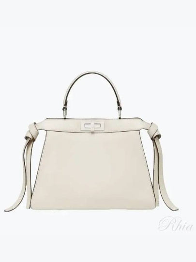 Peekaboo I See You Medium Tote Bag White - FENDI - BALAAN 2