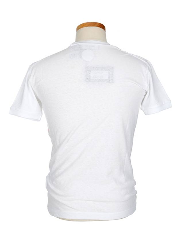 Nevada Vintage Printing Short Sleeve T-Shirt White - DSQUARED2 - BALAAN 4