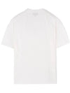 Moran Openwork Short Sleeve T-Shirt White - A.P.C. - BALAAN 3