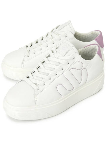 Street Platform Low Top Sneakers White - ECCO - BALAAN 1