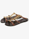 Women's Strap Gold Sandals E40009 BRANDY - GIUSEPPE ZANOTTI - BALAAN 2