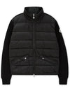 Women s Felpa Black Knit Padding 8G00003 89ALE 999 - MONCLER - BALAAN 1