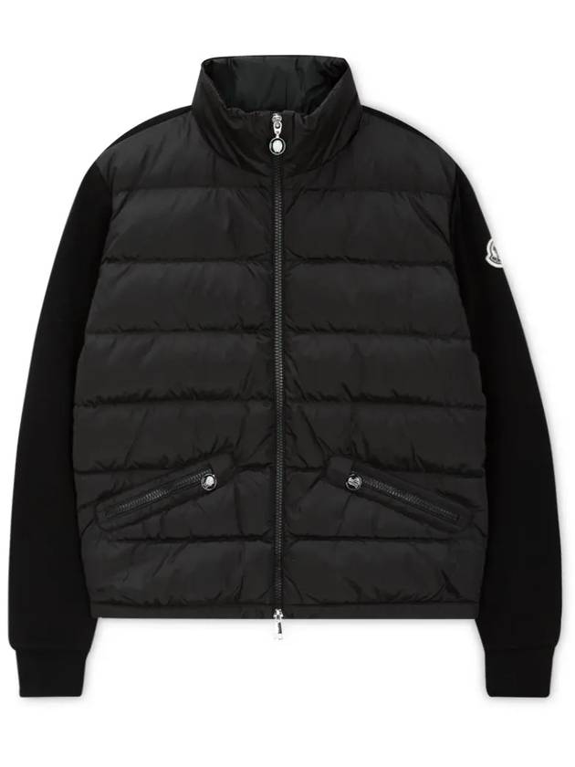 Women s Felpa Black Knit Padding 8G00003 89ALE 999 - MONCLER - BALAAN 1