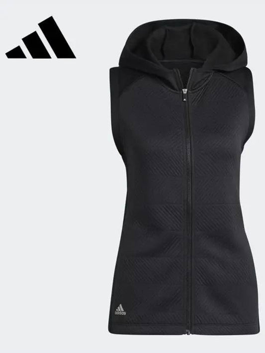 HN9322 Women s Cold Ready Brushed Hoodie Vest - ADIDAS GOLF - BALAAN 1