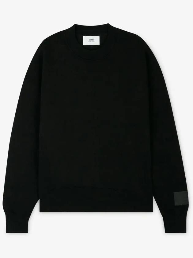 Alexandre Mattiussi Embroidered Logo Sweatshirt Black - AMI - BALAAN 3