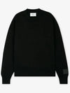 Alexandre Mattiussi Embroidered Logo Sweatshirt Black - AMI - BALAAN 4