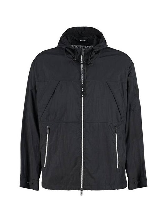 Nylon Windbreaker Black - MOOSE KNUCKLES - BALAAN 1