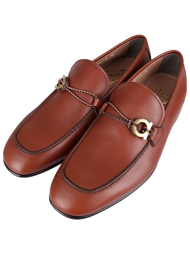 Men's Lester Moccasin Loafers Brown - SALVATORE FERRAGAMO - BALAAN 2