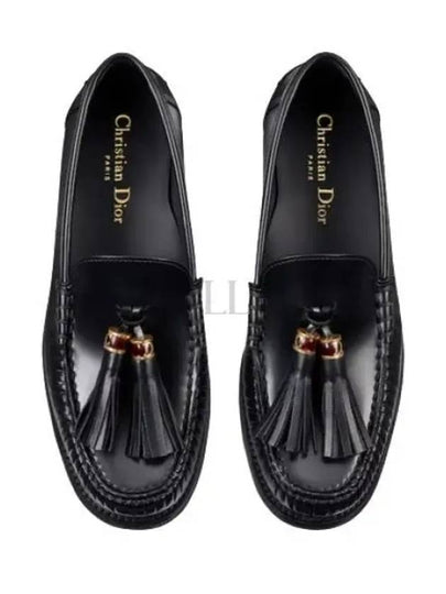 D Academy Brushed Calfskin Loafers Black - DIOR - BALAAN 2