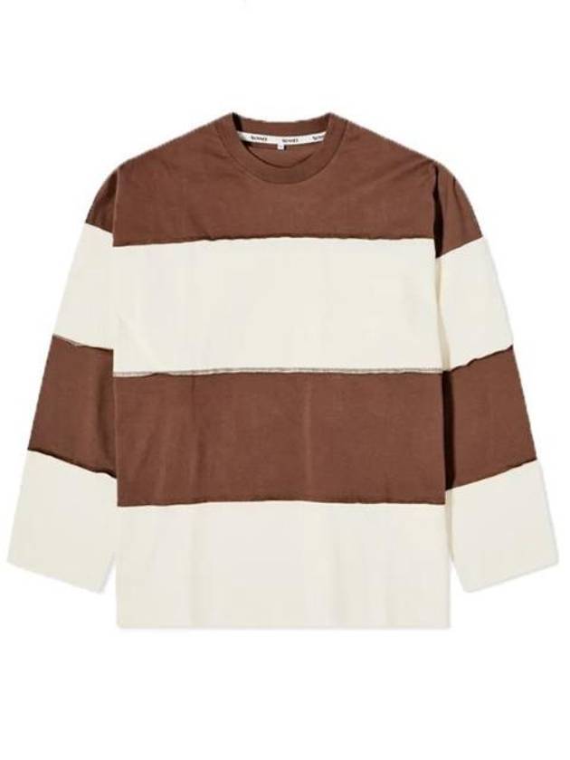 Over Long Sleeve T-Shirt Brown Beige - SUNNEI - BALAAN 1