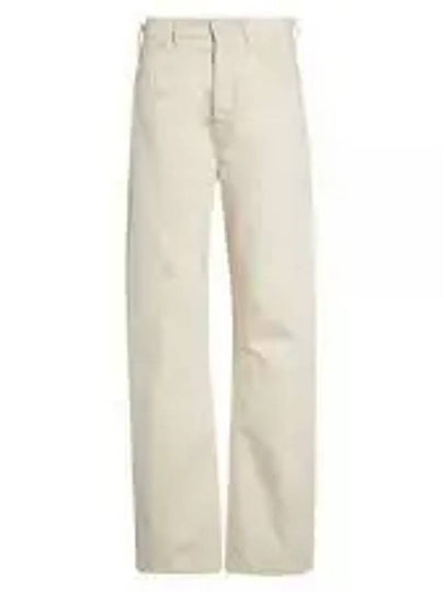 Achille Cotton Straight Pants Ivory - MAX MARA - BALAAN 2