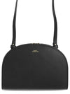 Demi Lune Half Moon Cross Bag Black - A.P.C. - BALAAN.