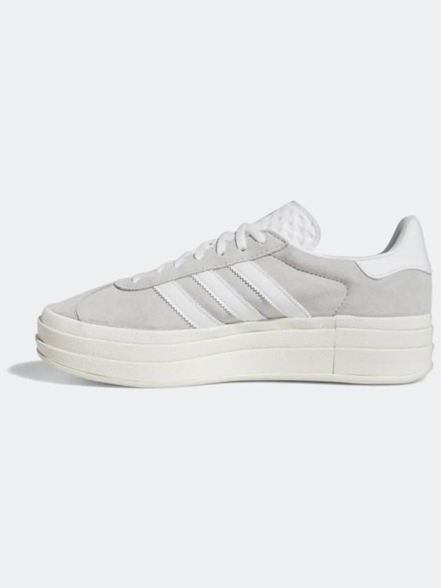 Gazelle Bold Women's Gray to Cloud White HQ6893 - ADIDAS ORIGINALS - BALAAN 6