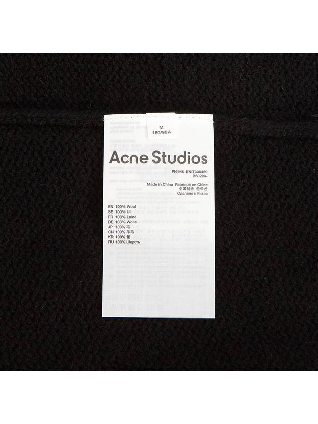 Wool Cardigan Black - ACNE STUDIOS - BALAAN 11