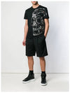 Men's Skull Short Sleeve T-Shirt Black - ALEXANDER MCQUEEN - BALAAN 5