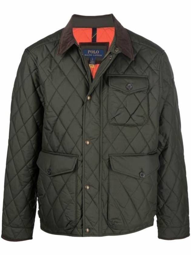 Quilted Waterproof Jumper Jacket Olive - POLO RALPH LAUREN - BALAAN 2